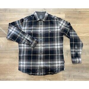 KUHL Fugitive Mens M Plaid Flannel Long Sleeve Button Up Hiking Tencel Shirt